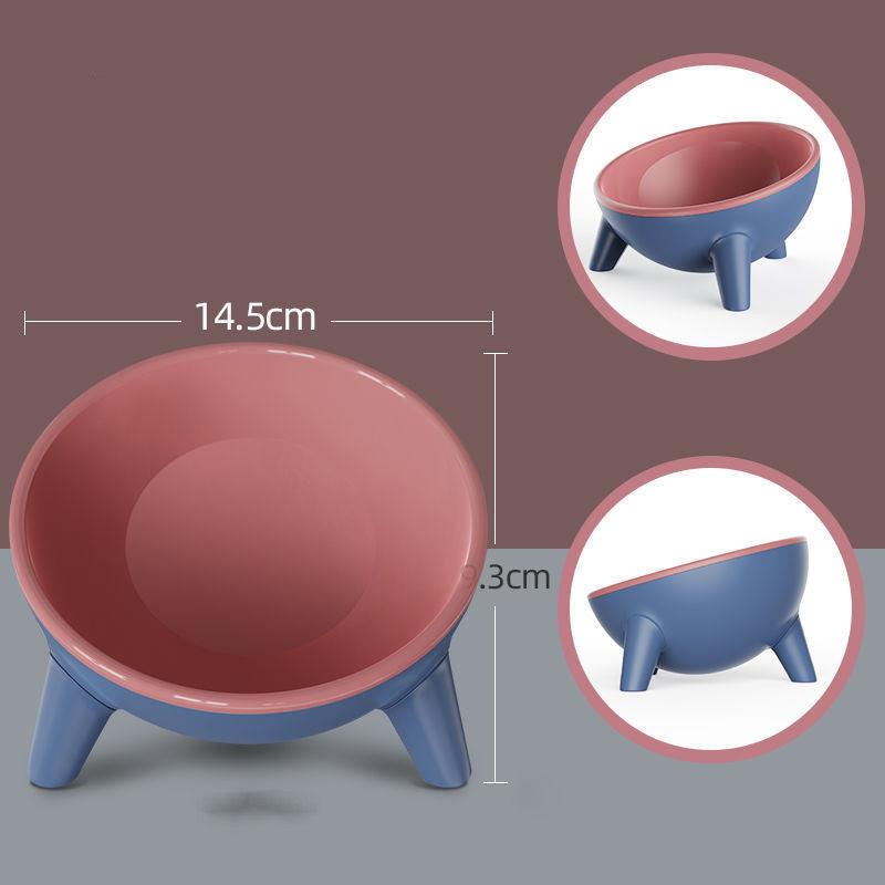Nordic Pet Feeding Bowl with Stand — Tip-Proof Elevated Bowl