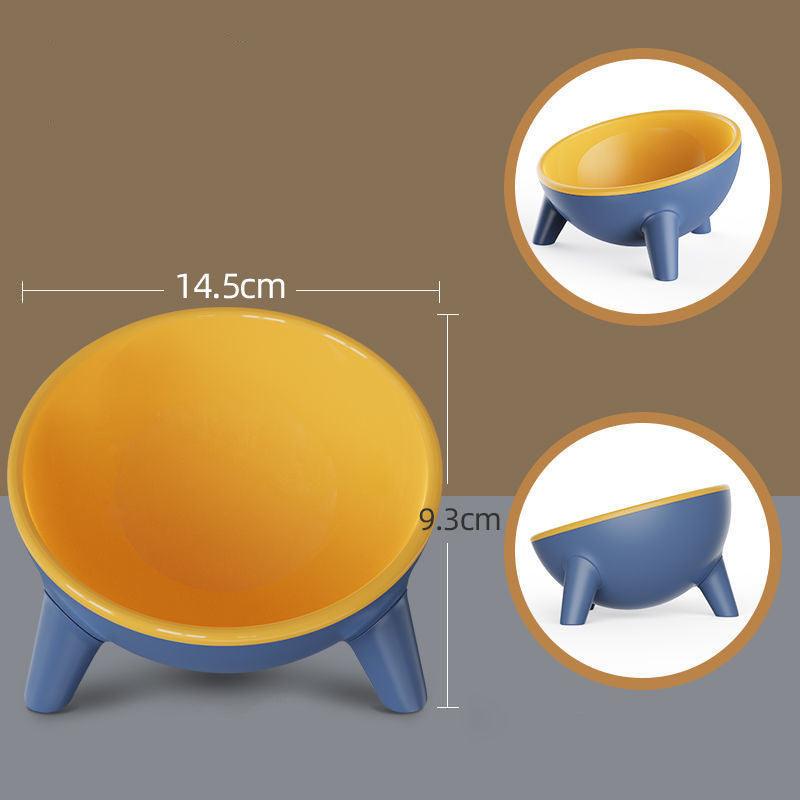 Nordic Pet Feeding Bowl with Stand — Tip-Proof Elevated Bowl