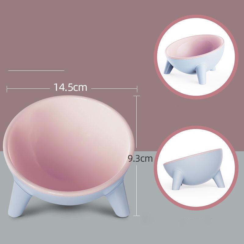 Nordic Pet Feeding Bowl with Stand — Tip-Proof Elevated Bowl
