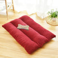 Luxury Cozy Retreat Dog Bed — Cashmere & Velvet with PP Cotton Filling