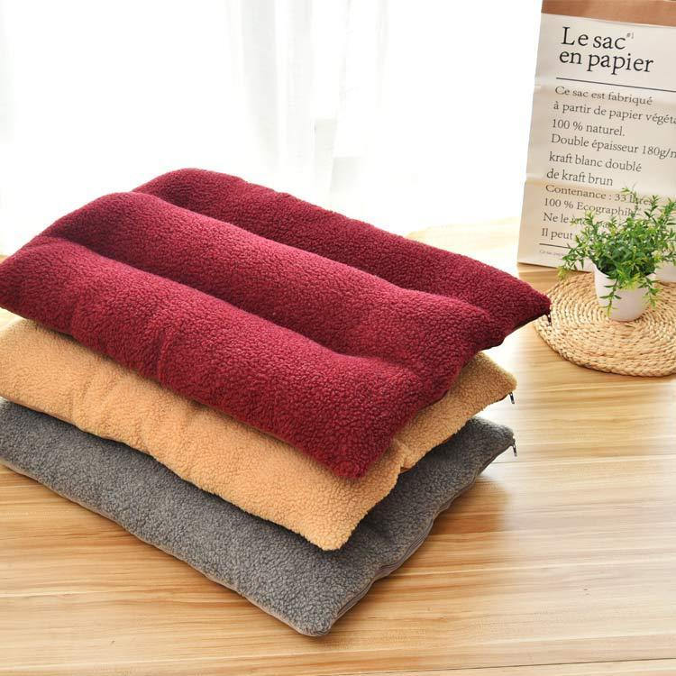 Luxury Cozy Retreat Dog Bed — Cashmere & Velvet with PP Cotton Filling