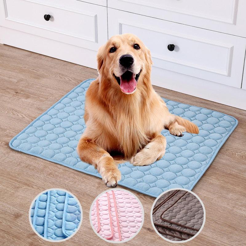 Pet ChillZone — Washable Anti-Slip Pet Mat with Waterproof Backing