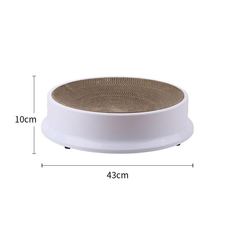 Scratch-Proof Cat Scratcher — with Interchangeable Corrugated Paper