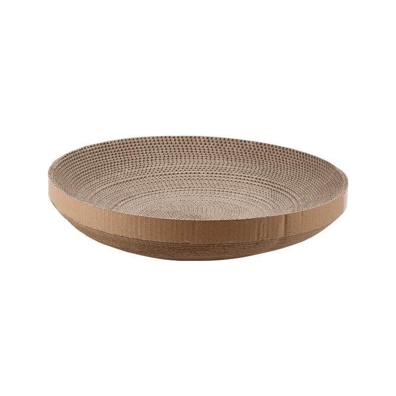 Scratch-Proof Cat Scratcher — with Interchangeable Corrugated Paper