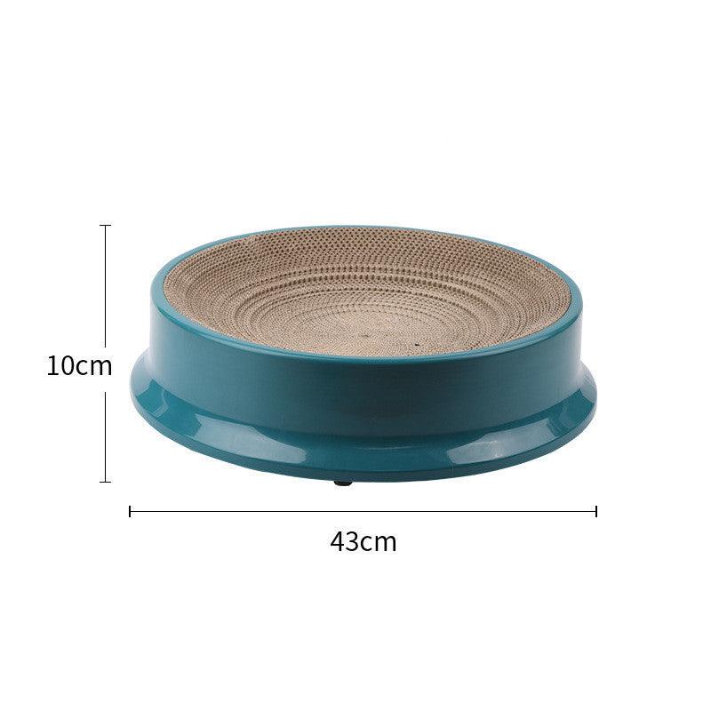 Scratch-Proof Cat Scratcher — with Interchangeable Corrugated Paper