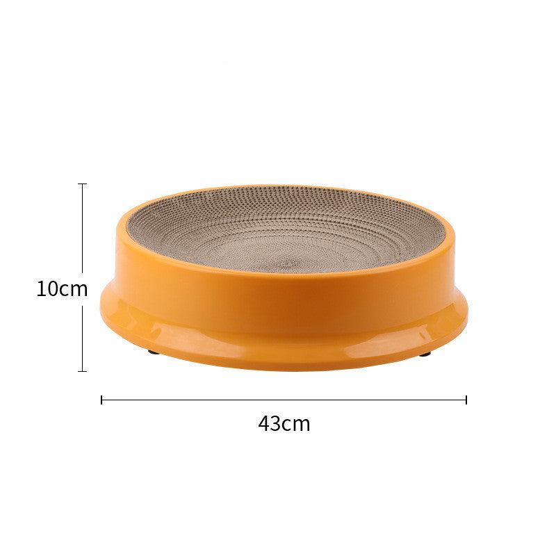 Scratch-Proof Cat Scratcher — with Interchangeable Corrugated Paper