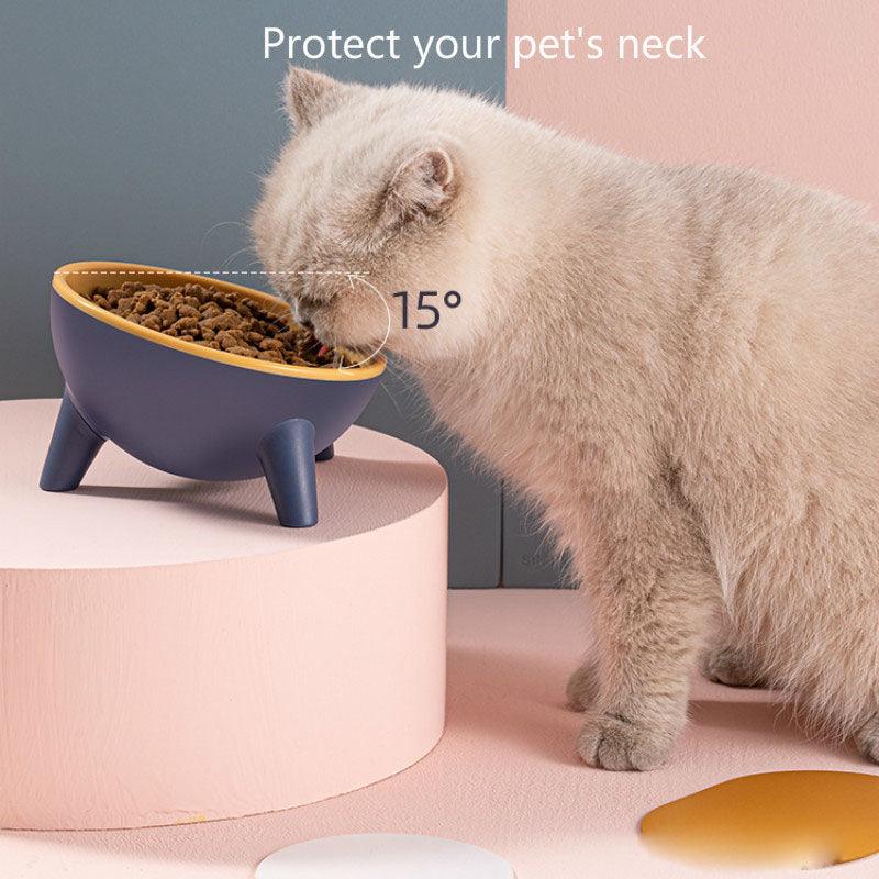 Nordic Pet Feeding Bowl with Stand — Tip-Proof Elevated Bowl