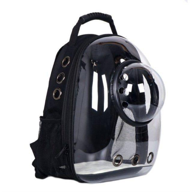Clear Pet Carrier Backpack — Ventilated Bubble Travel Bag for Cats & Small Dogs
