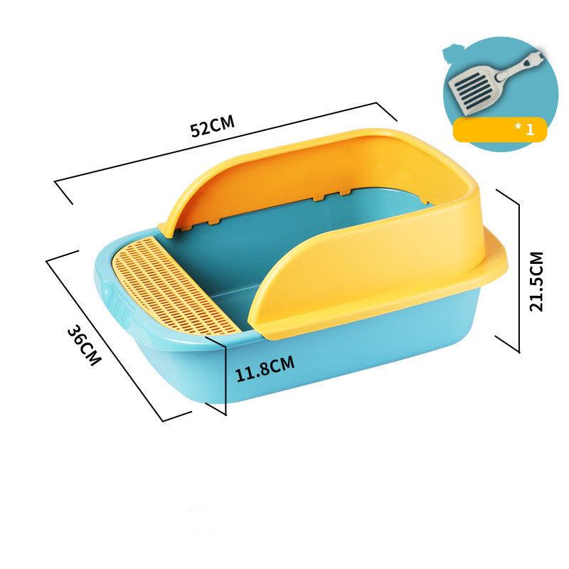 Fully Enclosed Cat Litter Box — Spacious Covered Cat Kennel