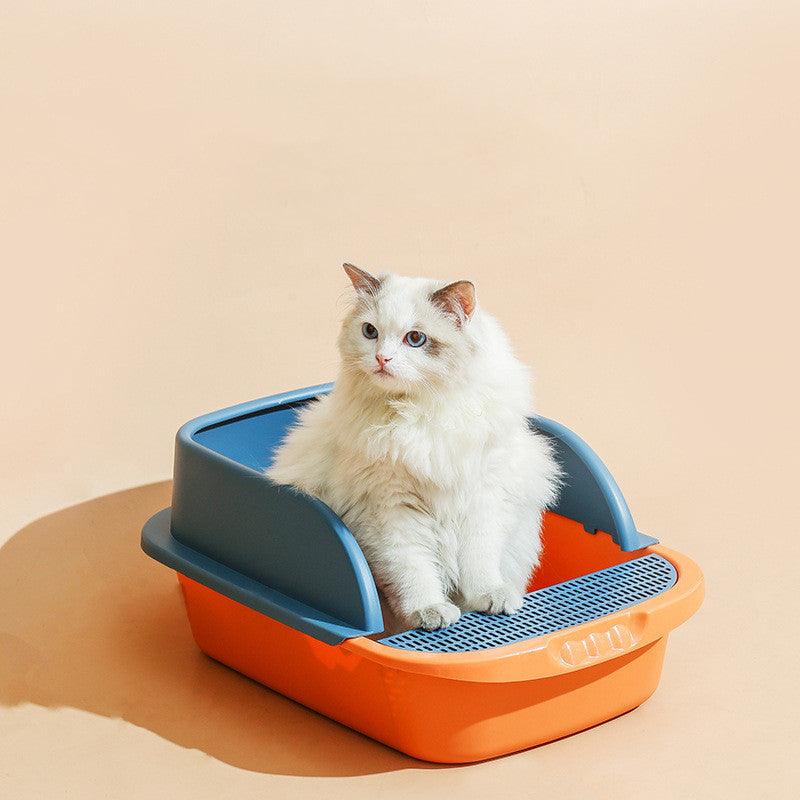 Fully Enclosed Cat Litter Box — Spacious Covered Cat Kennel