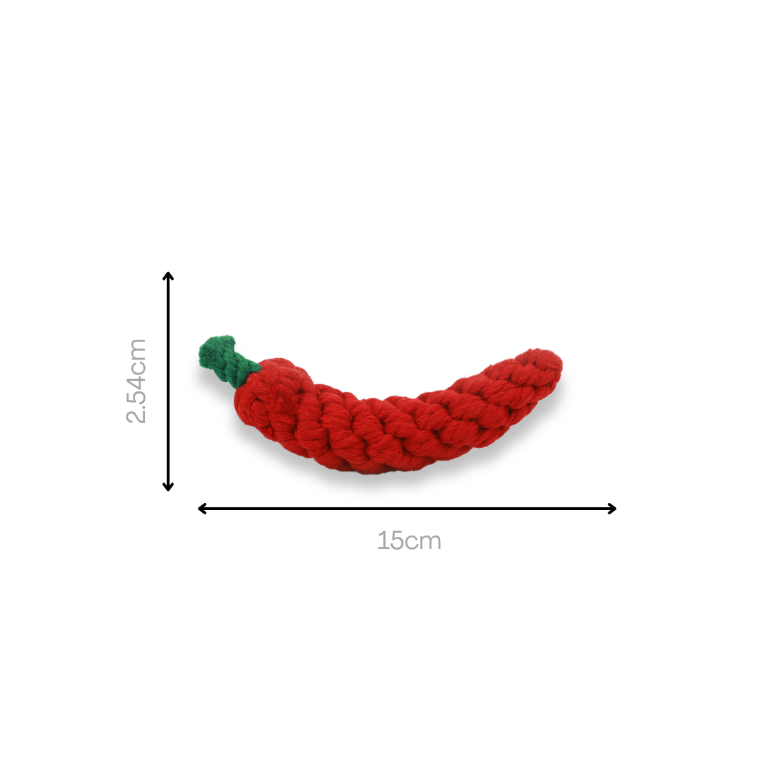 MarketVeg — Handmade Rope Dog Toy Set | 6-Piece Veggie Collection