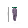 MarketVeg — Handmade Rope Dog Toy Set | 6-Piece Veggie Collection