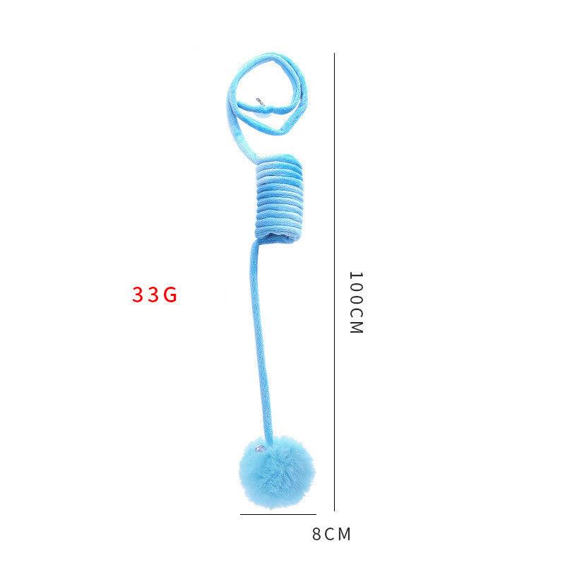 Interactive Suction Cat Toy — Spring Ball for Solo Play
