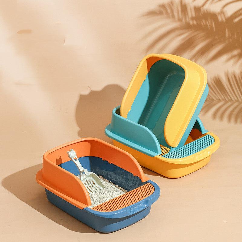 Fully Enclosed Cat Litter Box — Spacious Covered Cat Kennel