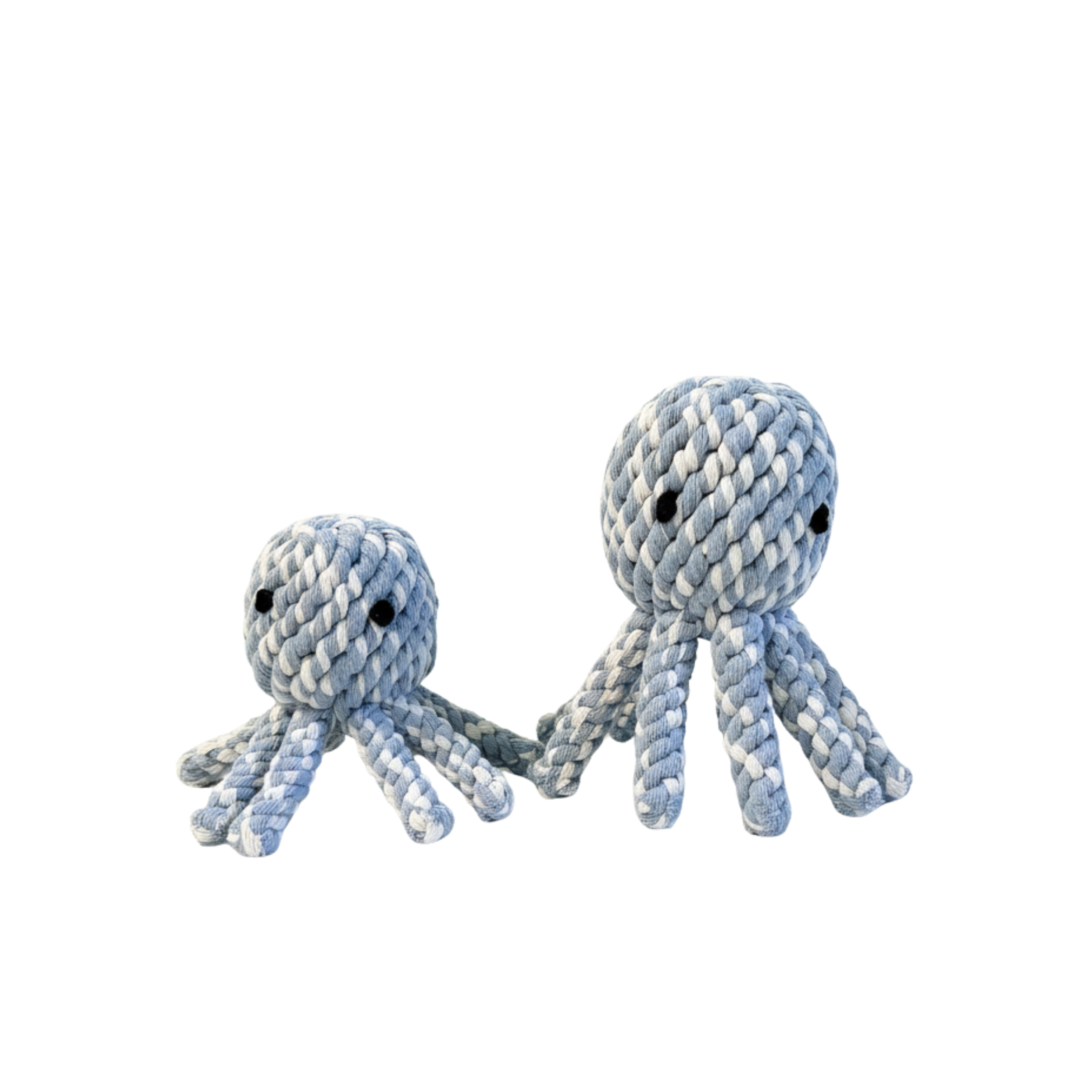 Kai the Octopus — Handmade Cotton Rope Dog Toy | Two Sizes