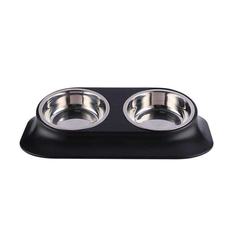 Premium Stainless Steel Pet Feeder — Single or Double Bowl for Dogs & Cats