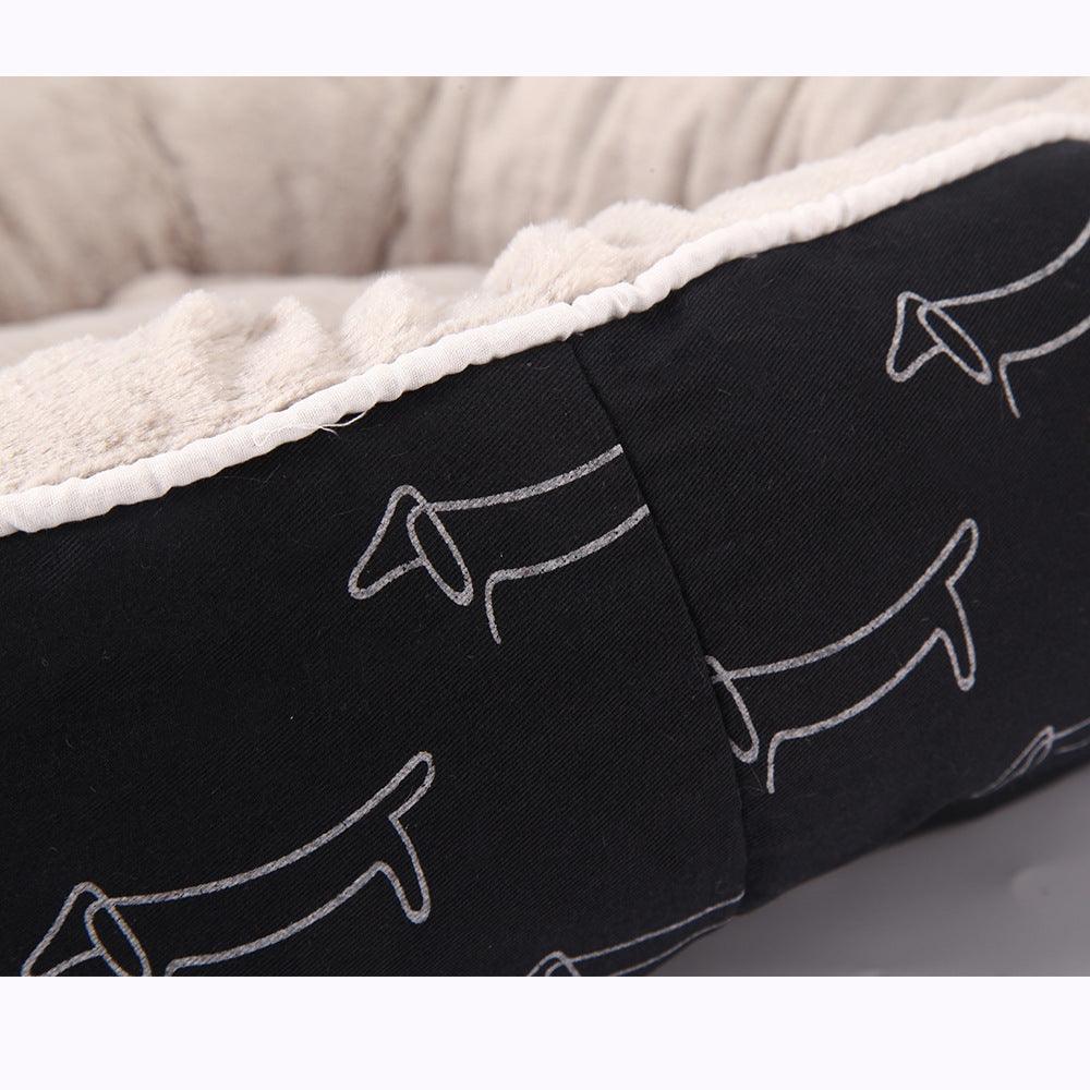 CozyPaws Round Dog Bed — Plush Calming Bed in Three Sizes