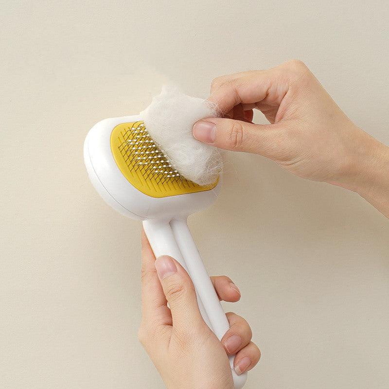 Fur-Friendly Grooming Comb — for Cats & Dogs | Dual-Row Dematting