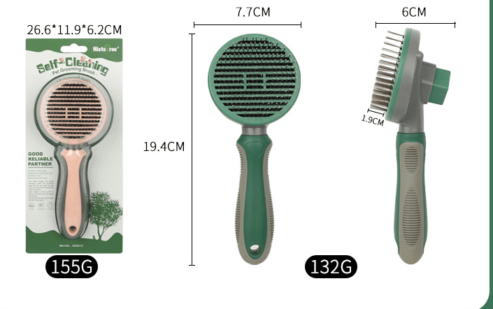 The Hair Whisperer — Self-Cleaning Pet Deshedding Comb