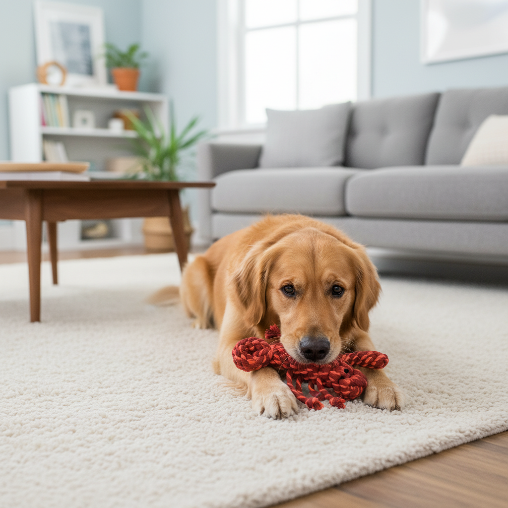 Coral Pop Lobster — Handmade Rope Dog Toy | Thicker & Stronger