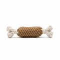 Smoked Ham Rope Toy — Handmade 100% Recycled Cotton Dog Toy