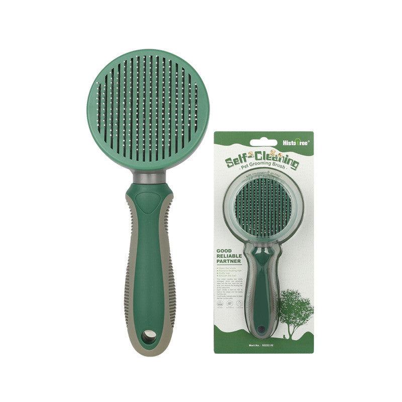 The Hair Whisperer — Self-Cleaning Pet Deshedding Comb