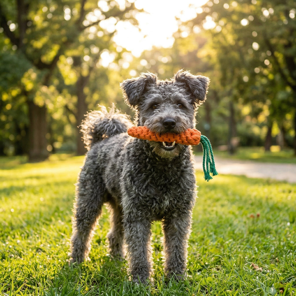 Carrot Rope Toy — Handmade Cotton Dog Toy | Small & Medium Dogs