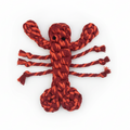 Coral Pop Lobster — Handmade Rope Dog Toy | Thicker & Stronger
