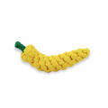 Yellow Chili Rope Toy — Handmade Macramé Cotton Dog Toy